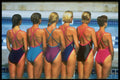 348073 Speedo Aqua Check A4 Photo Print