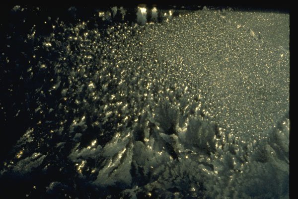 350024 Frozen Metal On The Moon A4 Photo Print