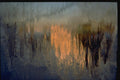 350059 Melting Frost, Orange And Blue A4 Photo Print