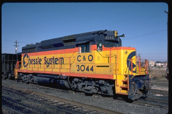 351005 C&O EMD GP 30 3044 A4 Photo Print