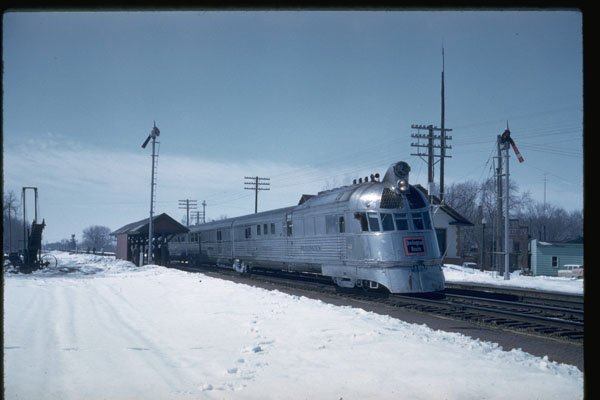 351009 CB&Q Pioneer Zephyr 9900 First Streamliner 1934 A4 Photo Print