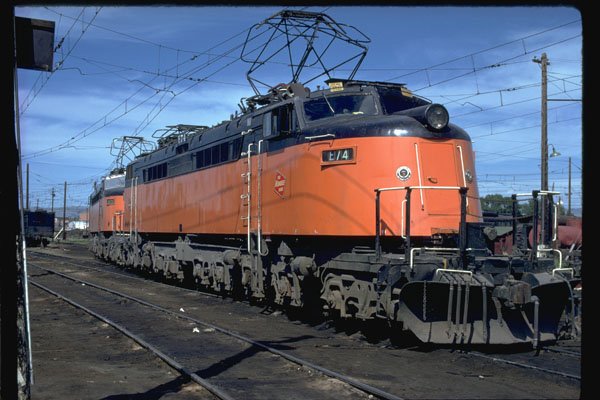 351018 Milwaukee Road Boxcab Electric E34A With Train 1974 A4 Photo Print