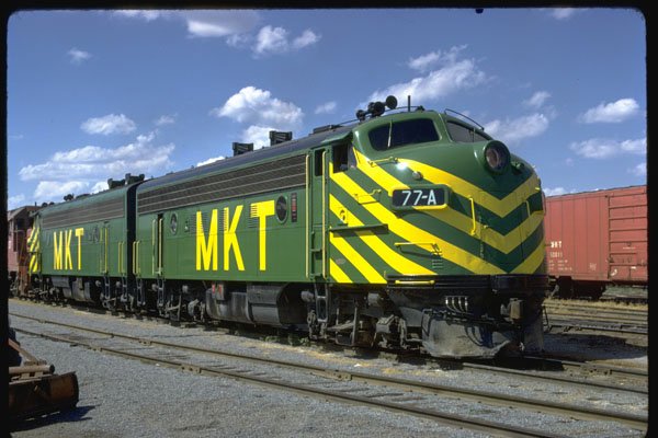351019 M K T EMD F 7A Set 77A  1973 A4 Photo Print