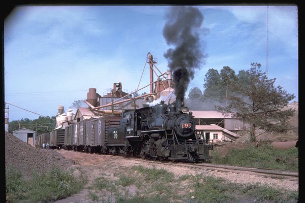 351022 Mississippian RR 2 8 0 76 Switching Train A4 Photo Print