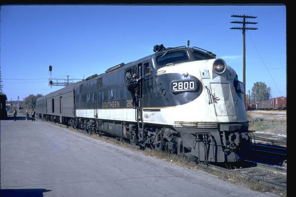 351032 SOU EMD E 6A 2800 With Birmingham Special 1960s A4 Photo Print