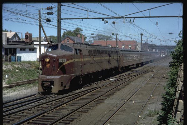 351058 PRR EMD E 8A 5898 A4 Photo Print