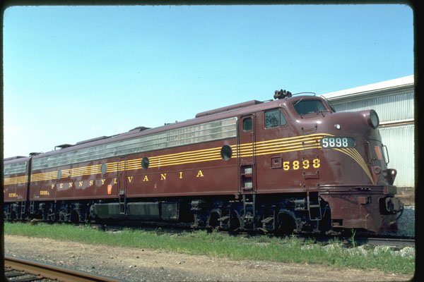 351059 PRR EMD E 7AA Set 4222 With Pt Note Top Radio Antenna A4 Photo Print