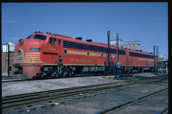 351078 Frisco EMD E 8A 2010 1966 A4 Photo Print