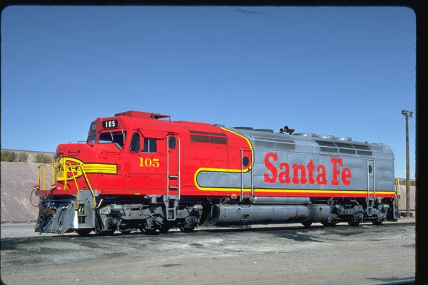351086 At&SF EMD F 45 Warbonnet 1990 A4 Photo Print
