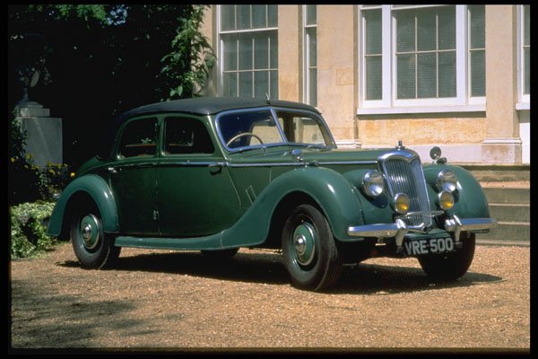 354057 Riley, 2.5 Ltr. Saloon, 1951 A4 Photo Print