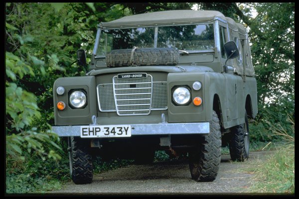 354069 Land Rover, Series III Army Pick up, 1983 A4 Photo Print