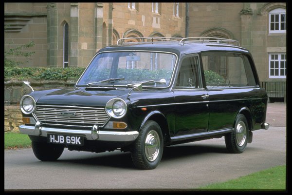 354086 Austin Hearse, 1971 A4 Photo Print