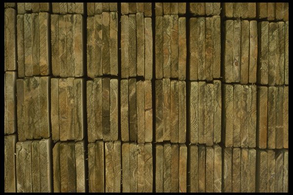 356001 Stacked Lumber Ends A4 Photo Print