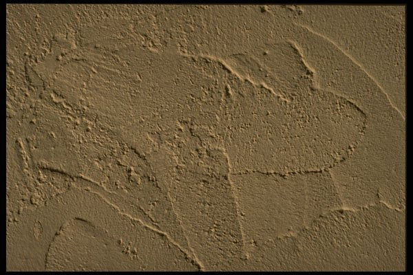 356032 Painted Patchy Plaster A4 Photo Print