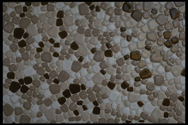356038 Pebble Tile Wall A4 Photo Print