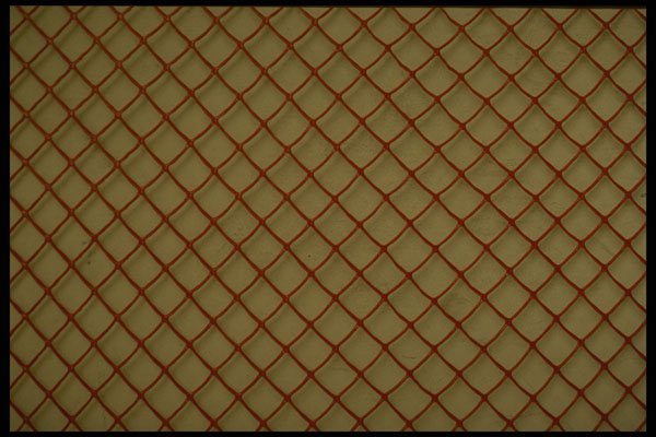 356074 Orange Safety Fence A4 Photo Print
