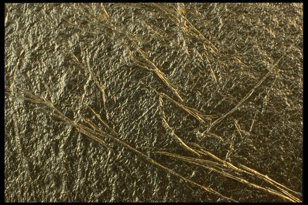 356095 Rough Silver With Gold Veins A4 Photo Print