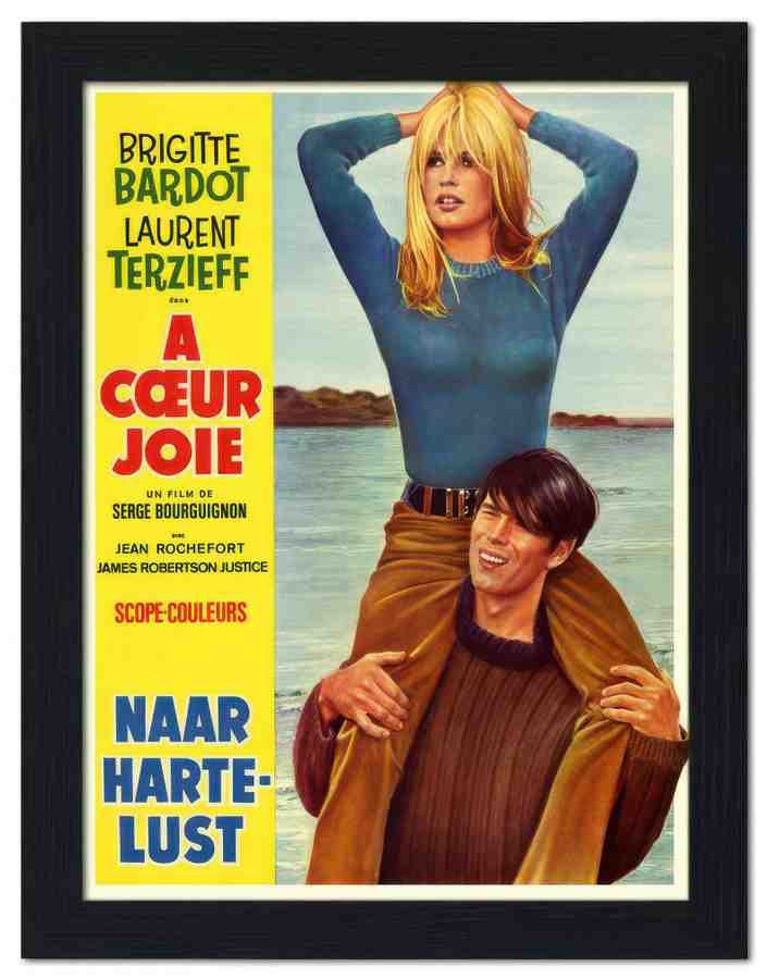 357 a coeur joie two weeks in september brigitte bardot 2 Vintage Advert A4 Photo Print