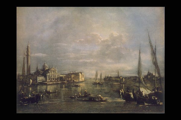 357005 The Isle St. Giorgio Maggiore , Francesco Guardi A4 Photo Print