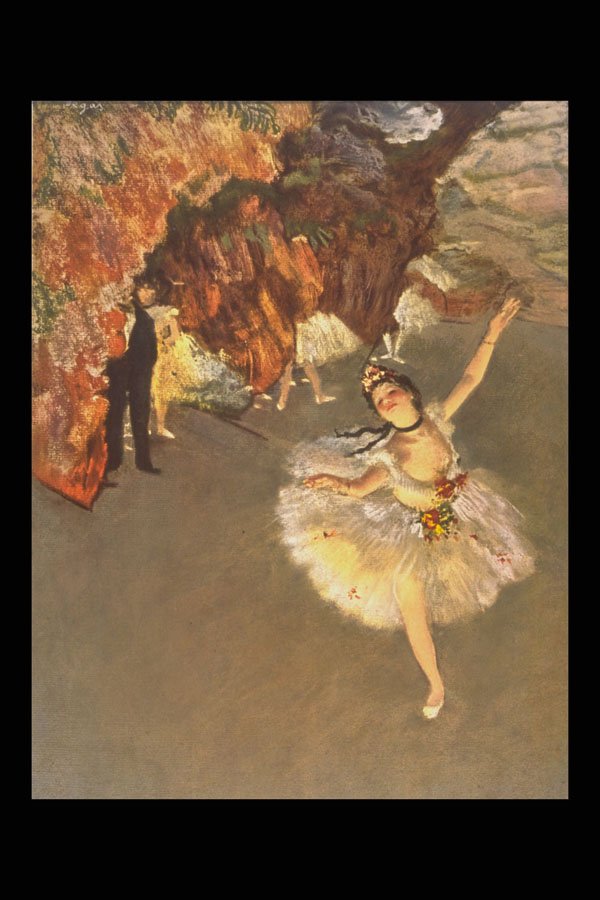 357010 Danseuse Sur Scene , Edgar Degas A4 Photo Print