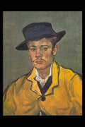 357011 Portrait Of A Young Man , Vincent Van Gogh A4 Photo Print