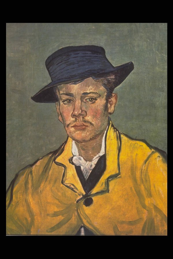 357011 Portrait Of A Young Man , Vincent Van Gogh A4 Photo Print