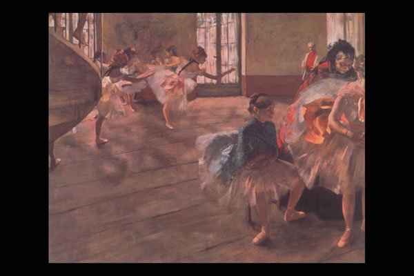 357012 Dance Exercise , Edgar Degas A4 Photo Print