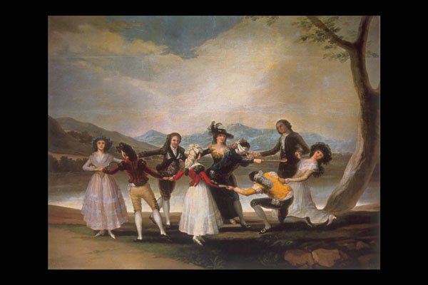 357015 Le Jeu De Colin Maillard , Francisco De Goya A4 Photo Print
