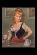 357018 Claudine , Marcel Dyf A4 Photo Print