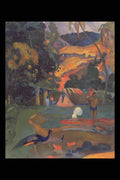 357020 Landscape With Peacocks , Paul Gauguin A4 Photo Print