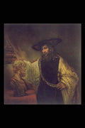 357023 Aristotle Contemplating The Bust Of Homer , Rembrandt A4 Photo Print