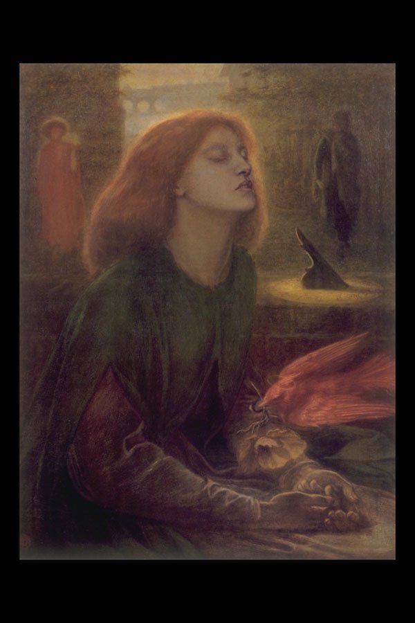 357024 Beata Beatrix , Dante Gabriel Rossetti A4 Photo Print