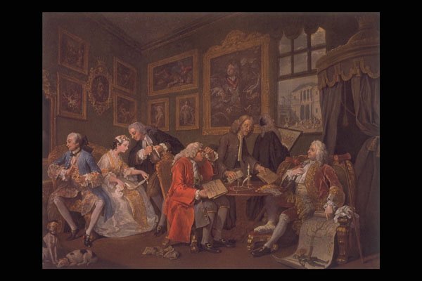 357025 The Marriage Contract , William Hogarth A4 Photo Print