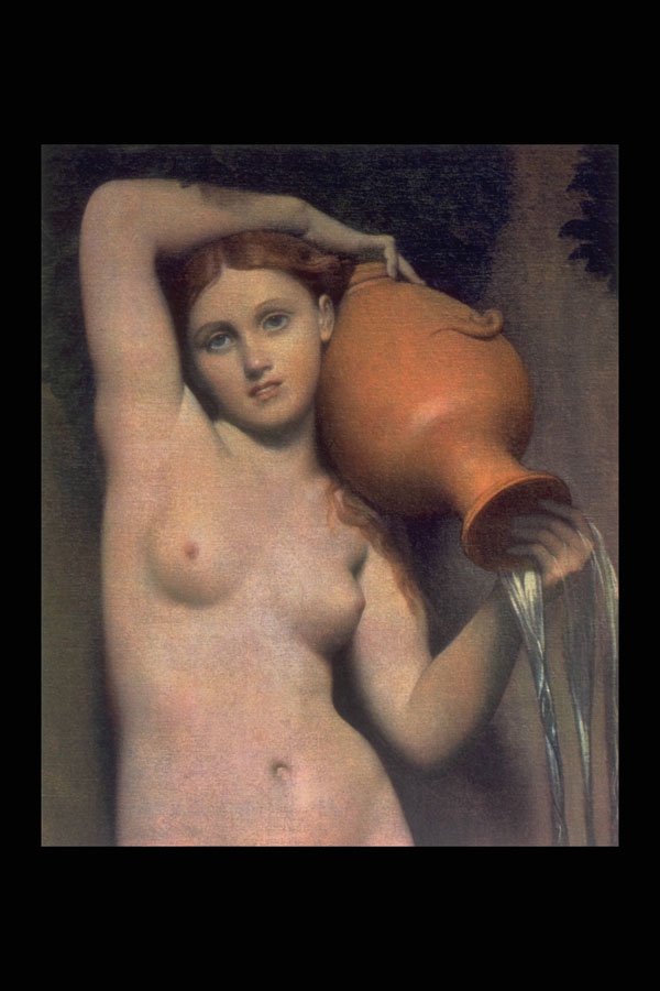 357037 La Source , Jean Auguste Dominique Ingres A4 Photo Print
