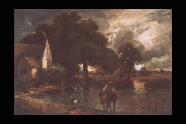 357064 Willy Lott's Cottage , John Constable A4 Photo Print