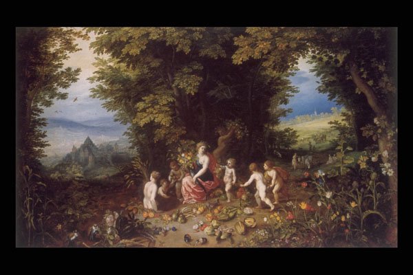 357067 The Four Elements Earth , Jan Brueghel A4 Photo Print