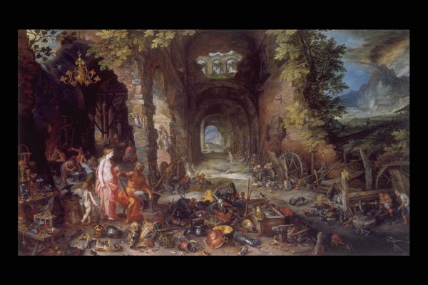 357068 The Four Elements Fire , Jan Brueghel A4 Photo Print