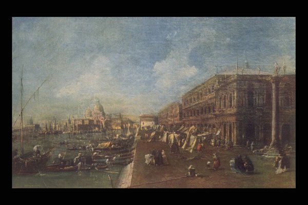 357071 Old Fishery , Francesco Guardi A4 Photo Print