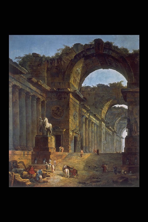 357078 The Fountains , Hubert Robert A4 Photo Print