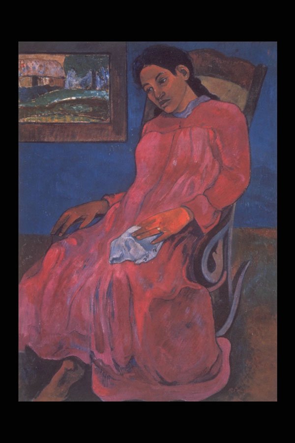 357084 The Dreamer , Paul Gauguin A4 Photo Print