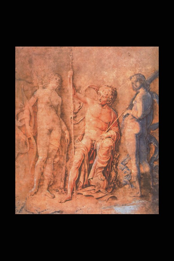 357085 Mars, Venus And Diana , Andrea Mantegna A4 Photo Print