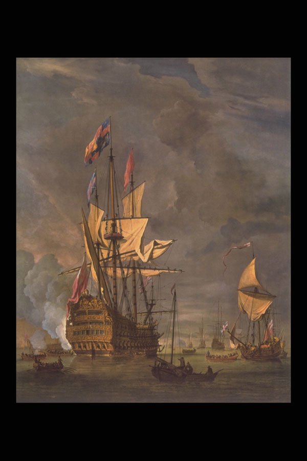 357095 Royal Sovereign , Willem Velde A4 Photo Print