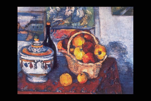 357098 Still Life With Soup Tureen , Paul Cezanne A4 Photo Print