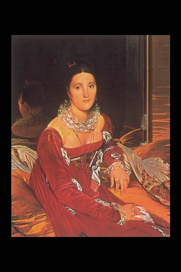 358006 Madame De Sennones , Jean Auguste Dominique Ingres A4 Photo Print