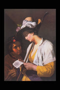 358014 The Shepherdess Reading A Sonnet , Abraham Bloemaert A4 Photo Print