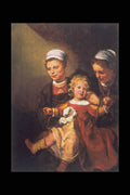 358015 The Happy Child , Nicolaes Maes A4 Photo Print