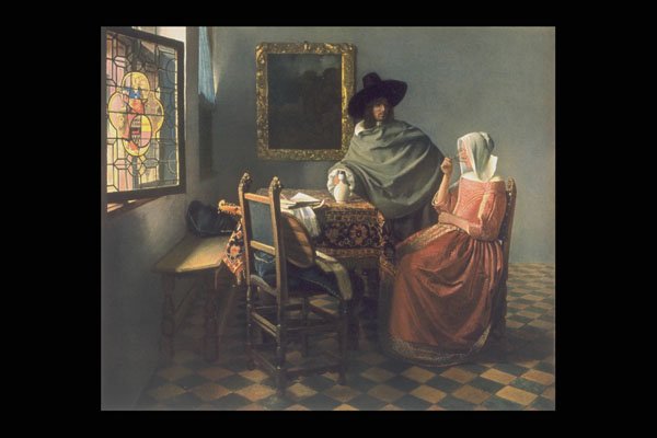 358024 Franz Hanfstaengl Muchen , Jan Vermeer A4 Photo Print