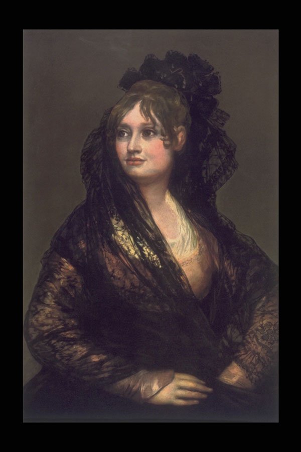 358028 Donna Isaabel Cobos De Porcel , Francisco De Goya A4 Photo Print