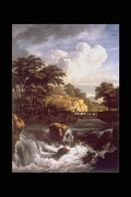 358029 Colpo Di Sole Sulla Cascata , Jacob Van Ruysdael A4 Photo Print