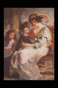 358032 Helena Fourment And Her Children , Sir Peter Paul Rubens A4 Photo Print